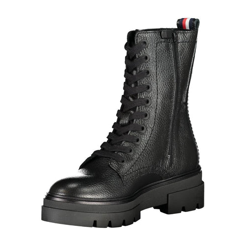Tommy Hilfiger Black Polyester Ankle